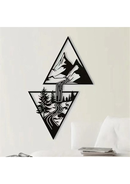 Metal Geyik Asılı Kolye Sanat Boya Hayvan Asma El Sanatları El Sanatları Sanat Duvar Süsleri Duvar Dekor A (Yurt Dışından) modelleri