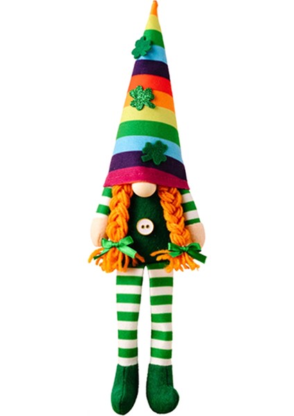 St Patricks Günü Gnomes Peluş Süslemeler St.patricks Günü Gnome Ana Masa Dekor Aksesuarları Kadın (Yurt Dışından)
