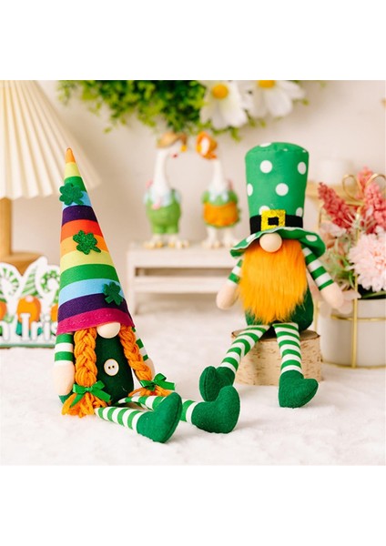 St Patricks Günü Gnomes Peluş Süslemeler St.patricks Günü Gnome Ana Masa Dekor Aksesuarları Kadın (Yurt Dışından) fiyatları