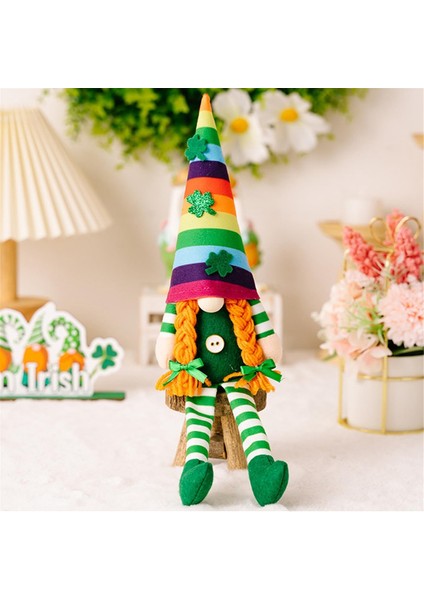 St Patricks Günü Gnomes Peluş Süslemeler St.patricks Günü Gnome Ana Masa Dekor Aksesuarları Kadın (Yurt Dışından) modelleri