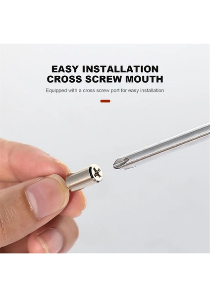 100 Pcs Sabit Destek Kendi Kendine Dokunma Çapraz Vidalı, Gardırop Dolap Cam Bölme Çivileri Çapraz, Kauçuk Kılıflı (Yurt Dışından) modelleri