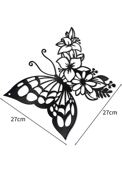 Kelebek Dekorasyon Duvar Sanat Duvar Ev Dekor Asılı Görünüm Duvar Dekor Metal Asılı Kelebek Dekor (Yurt Dışından) fiyatları
