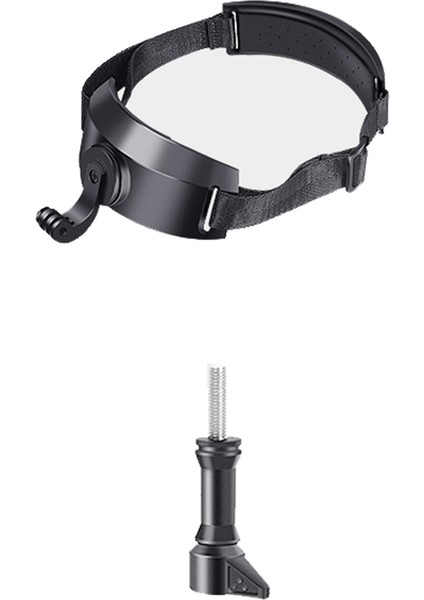 Gopro Için Kafa Montaj Braketi 11/10/9/8 Action Camera Cep Telefonu Döndürme Kafa Bandı Braket Aksesuarları (Yurt Dışından)