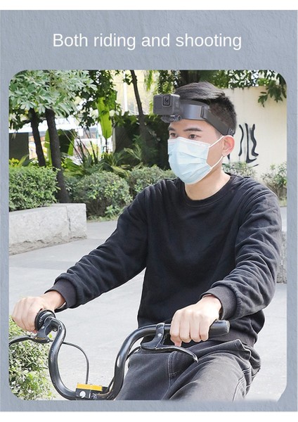 Gopro Için Kafa Montaj Braketi 11/10/9/8 Action Camera Cep Telefonu Döndürme Kafa Bandı Braket Aksesuarları (Yurt Dışından) fiyatları