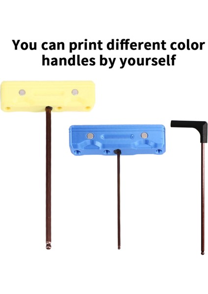 S2 T-Şekilli T-Şekilli Bilyalı Kafa Evrensel Onarım Aracı ile S2 Hex Tornavida Takım Kiti 3D Yazıcı Için Hex Tornavida (Yurt Dışından)