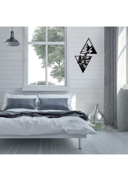 Metal Geyik Asılı Kolye Sanat Boya Hayvan Asma El Sanatları El Sanatları Sanat Duvar Süsleri Duvar Dekor B (Yurt Dışından) indirimleri