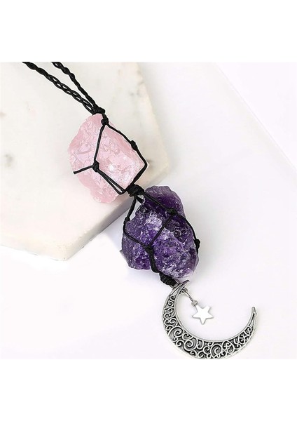 Asma Aksesuarlar Gül Kuvars ve Dikiz Aynası Süslemeleri Sarkan Ay Yıldız El Yapımı Asılı Süslemeler (Yurt Dışından) modelleri