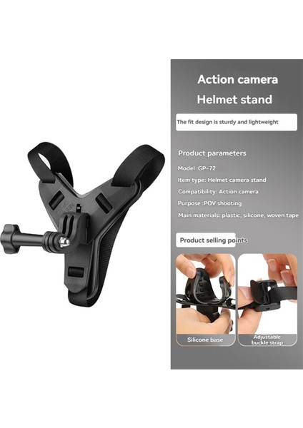 Motosiklet Spor Kamera Standı Mount Tutucu Kask Çene Braketi Gopro Için Djı Action4/5/3 Action Camera Tutucu (Yurt Dışından) fiyatları