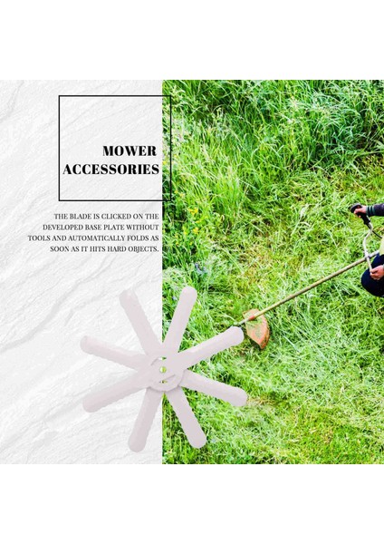 20PCS Plastik Çim Döşeme Bıçakları Çim Biçme Biçme Makinesi Aksesuarları Çim Biçme Makinesi Bıçak Kablosuz Düzeltici Bahçe Aracı (Yurt Dışından) modelleri