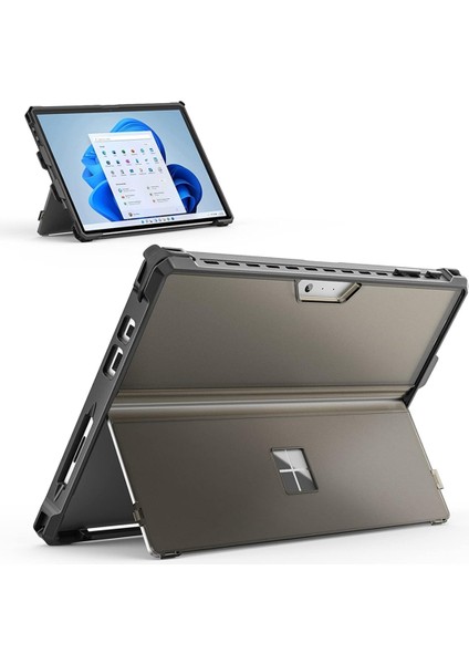 Microsoft Surface Pro 7 Için Tablet Sabit Kılıf Kabuğu Plus 6 5 Pro 4 Lte, Şok Geçirmez Folio Koruyucu Sağlam Kapak, B (Yurt Dışından)