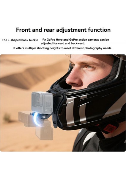 Motosiklet Spor Kamera Standı Mount Tutucu Kask Çene Braketi Gopro Için Djı Action4/5/3 Action Camera Tutucu (Yurt Dışından) indirimleri