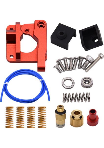 CR10 CR10S 3D Yazıcı Ekstrüder Için Teflon Tüpü/silikon Kılıf/yay Kiti ile Çift Dişli Ekstrüder Yükseltme (Yurt Dışından)