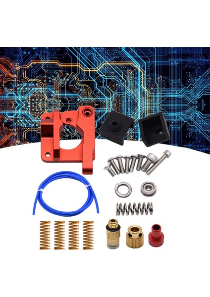 CR10 CR10S 3D Yazıcı Ekstrüder Için Teflon Tüpü/silikon Kılıf/yay Kiti ile Çift Dişli Ekstrüder Yükseltme (Yurt Dışından) fırsatları