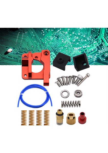 CR10 CR10S 3D Yazıcı Ekstrüder Için Teflon Tüpü/silikon Kılıf/yay Kiti ile Çift Dişli Ekstrüder Yükseltme (Yurt Dışından) indirimleri