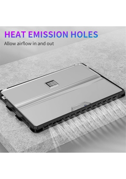 Microsoft Surface Pro 7 Için Tablet Sabit Kılıf Kabuğu Plus 6 5 Pro 4 Lte, Şok Geçirmez Folio Koruyucu Sağlam Kapak, B (Yurt Dışından) modelleri