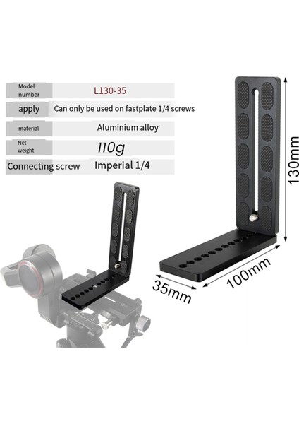 Dikey Atış L Plaka Dslr Kamera Hızlı Bırakma L Plaka Dslr Kamera Tripod Top Kafası Için Plaka Montaj Braketi (Yurt Dışından) indirimleri