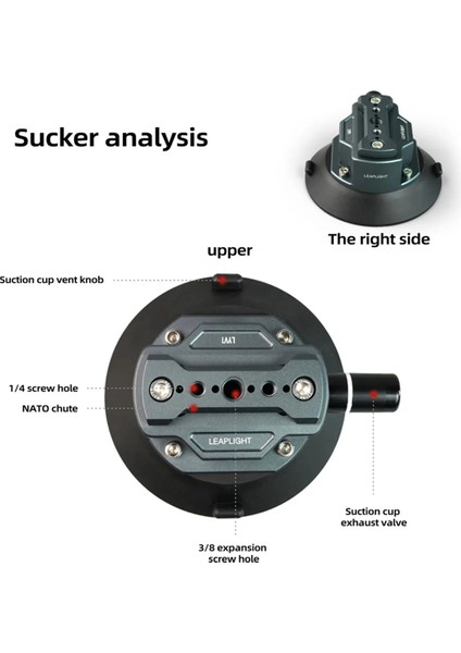 Gopro Dslr Aksiyon Kamerası Için Leablıght El Pompası Araç Karpı Telefon Aksiyon Kamera Tutucu (Yurt Dışından) fırsatları