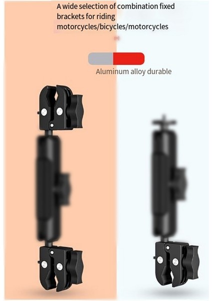 Bilyalı Kafası Kuvvetli Bir Şekilde Kelepçe Bisiklet Braketi Yengeç Kelepçesi Motosiklet Kolu Kelepçeler Eylem Kamera Aksesuarları (Yurt Dışından) fırsatları