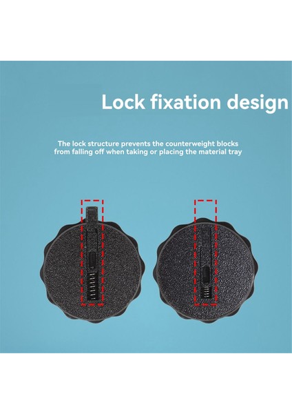 Sarf Malzemeleri Ağırlık Aracı Tepsisi 3D Baskı Sarf Malzeme Tampon Karşı Ağırlık Silindir Sarf Malzeme Kurutma Kutusu Aksesuarları A (Yurt Dışından) fırsatları