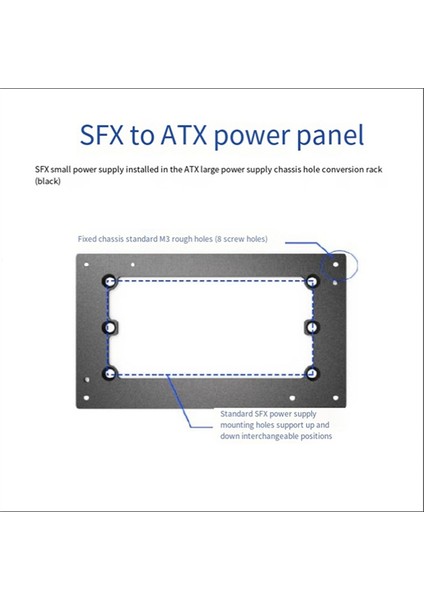 Sfx Güç Kaynağı Braketine Atx Güç Kaynağı Sfx Atx Güç Kaynağına Güç Kaynağı Sabit Şasi Deliği Dönüşüm Çerçevesi (Yurt Dışından) modelleri