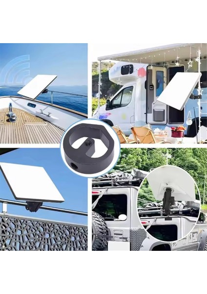 Uydu Tripod Montaj Adaptörü Hafif Uyarlanabilir Uydu Tripod Boru Adaptörü Geniş Uyumluluk Erozyon Dirençli (Yurt Dışından) indirimleri