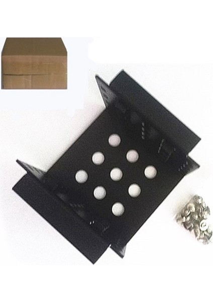 4 Bölme 2.5 Inç Ila 3.5 Inç Adaptör Braket Sabit Disk Caddy SSD Şasi Sabit Sürücü Montaj Tepsi Caddy Bölmesi (Yurt Dışından) fırsatları