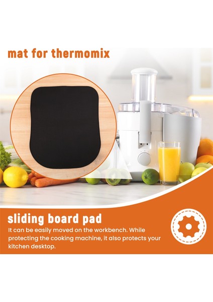 Thermomix Tm6 Tm5 Için Kayan Tahtası - Aksesuarlar Vorwerk Mutfak Işçisi Için Slip Olmayan Dayanıklı Siyah Tm5 Tm6 (Yurt Dışından) fırsatları