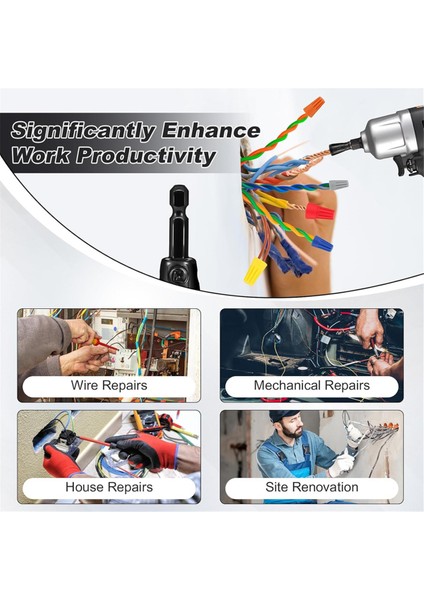 Matkap Için Tel Bükme Aleti, 8 Ila 24 Awg ve 2 Ila 7 Awg ile Uyumlu (Yurt Dışından) fiyatları