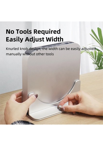 Mac Mini M4/m4 Pro Alüminyum Alaşım Dizüstü Bilgisayar Masaüstü Standı Yeni Mac Mini Için Anti-Slip Ayarlanabilir Tutucu Için Dikey Stand (Yurt Dışından) modelleri