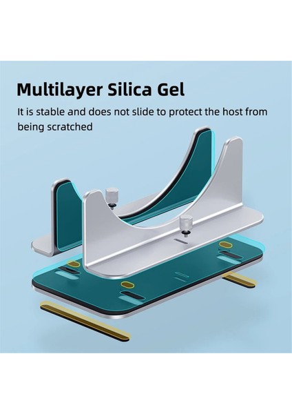 Mac Mini M4/m4 Pro Alüminyum Alaşım Dizüstü Bilgisayar Masaüstü Standı Yeni Mac Mini Için Anti-Slip Ayarlanabilir Tutucu Için Dikey Stand (Yurt Dışından) fırsatları