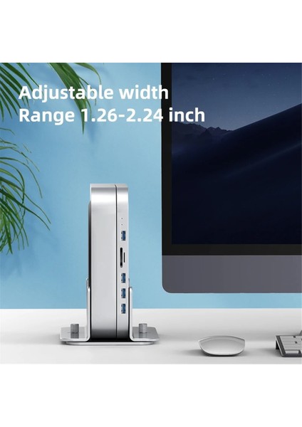Mac Mini M4/m4 Pro Alüminyum Alaşım Dizüstü Bilgisayar Masaüstü Standı Yeni Mac Mini Için Anti-Slip Ayarlanabilir Tutucu Için Dikey Stand (Yurt Dışından) indirimleri