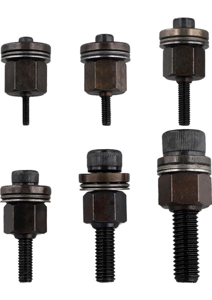6pcs El Perçin Alet Çelik Başlık Seti Manuel Perçin Değiştirme Ucu Somun M3/M4/M5/M6/M8/M10 Mandrel Kafalı Perçin Somunu Aleti Için (Yurt Dışından)