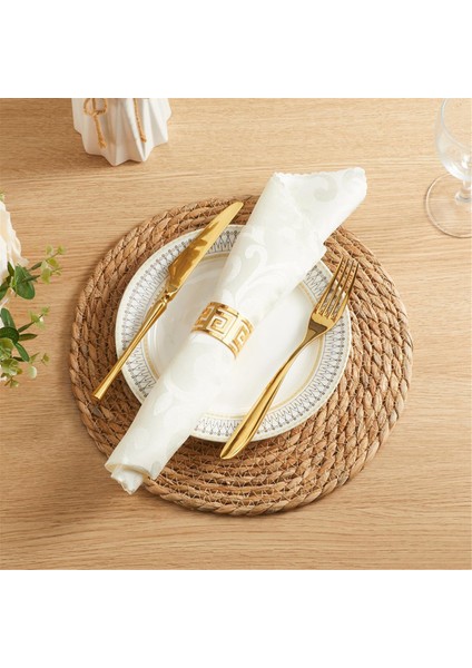 Yuvarlak Dokuma Placemats 10, 12 Inç Boho Rattan Placemats El Dokuma Placemats, Yemek Masası, Ev, Düğün (Yurt Dışından) indirimleri