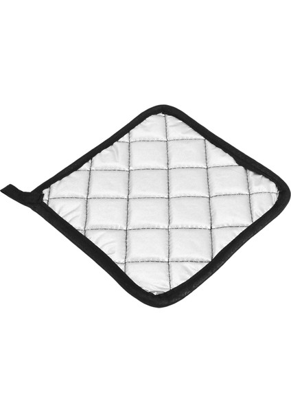 7 Adet Mutfak Fırın Eldivenleri Için Siyah Pamuklu Tencere Tutucuları, Makine Yıkanabilir ve Isıya Dayanıklı Sıcak Ped (Yurt Dışından)