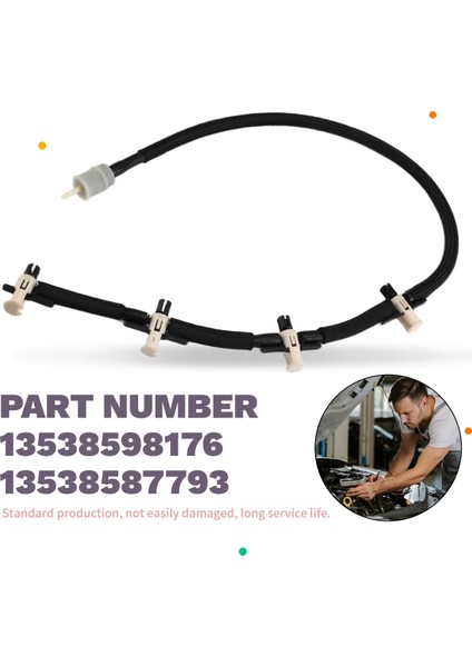 13538598176 Bmw 1 2 3 4 5 X2 X3 X4 X5 2015-2023 Için Araç Sızıntı Yakıt Hortumu Yağ Borusu 13538587793 (Yurt Dışından) indirimleri