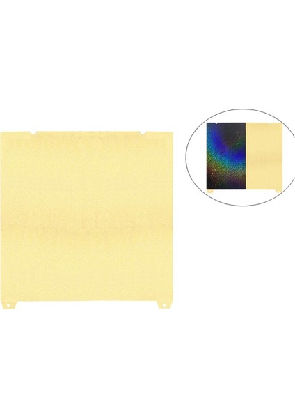 Dokulu Peı Yapı Sac Pıhtılaşma Plak Plakası Konum Yuvası 235X235MM K1/ender 3 V3 Se Için Yay Çelik Baskı Yatağı (Yurt Dışından)