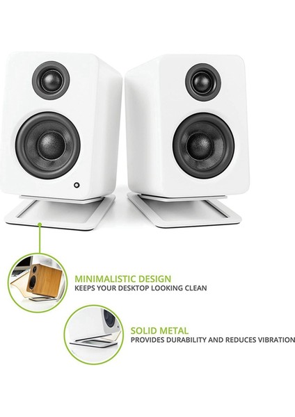 2pcs Masaüstü Hoparlör Standı Ses Braketi Masa Üstü Şok Emme Emme Tutucu Hoparlör Braketi Bilgisayar Hoparlörleri Için (Yurt Dışından) modelleri