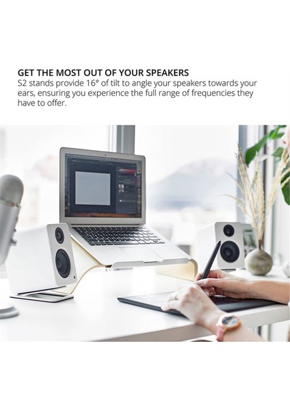 2pcs Masaüstü Hoparlör Standı Ses Braketi Masa Üstü Şok Emme Emme Tutucu Hoparlör Braketi Bilgisayar Hoparlörleri Için (Yurt Dışından) indirimleri