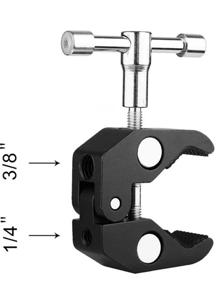 360 ° Mini Bilyalı Kafalı Süper Kelepçe Hızlı Bırakma Kelepçesi Braket Tripod Montajı 1/4 Vidalı Klipsi Dslr Kamera Gopro (Yurt Dışından) indirimleri