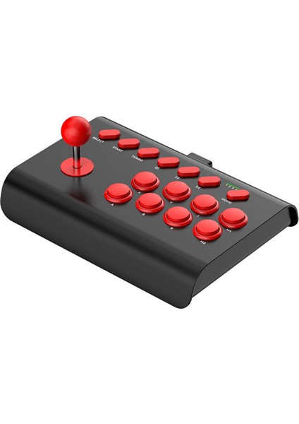 Y02 Fighting Game Joystick, Gerilebilir Braket Oyunları Konsolu 3 Modlu Bağlantı Makro/turbo Işlevi Siyah Kırmızı (Yurt Dışından) fırsatları