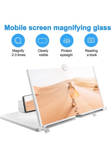 16 Inç Ekran Büyüteç Cep Telefonu Ekran Amplifikatörü Cep Telefonu Amplifikatörü Cep Telefonu Tutucu Ekran Büyütme B (Yurt Dışından) indirimleri