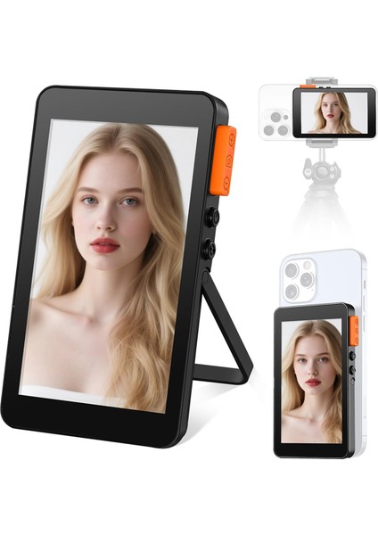 Selfie Monitor Hoparlör Manyetik Telefon Vlog Selfie Monitör Ekranı Selfie Vlog Canlı Akışı (Yurt Dışından) fiyatları