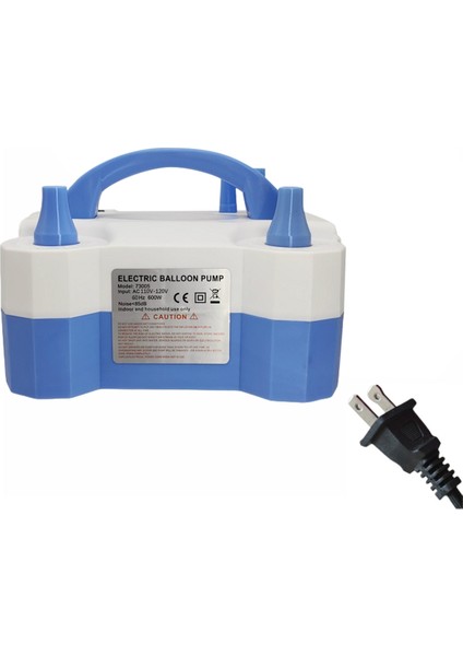Elektrik Hava Balon Pompası 600W Taşınabilir Çift Nozum Şişiricisi Parti Dekorasyonu Için Hızlı Dolduran Balonları Doldurdu Balonlar Us B-B (Yurt Dışından)