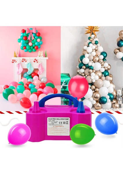 Elektrik Hava Balon Pompası 600W Taşınabilir Çift Nozum Şişiricisi Parti Dekorasyonu Için Hızlı Dolduran Balonları Doldurdu Balonlar Us B-B (Yurt Dışından) modelleri