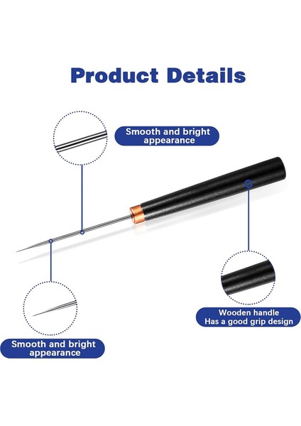 4pcs Ahşap Saplı Tıraş Ahl Araçları, Dikiş Ahl Seti Kit Terzi Awl Dıy Için Dikiş Dikişi Ahl Onarım Aracı (Yurt Dışından) modelleri