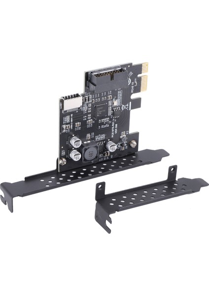 Pcı-E 1x-Usb 3.2 Gen1 5gbps 20PIN Ön Panel Başlığı (C Tipi Ön Panel Başlığına) Ön Panel Konnektör Yükseltici Kartı (Yurt Dışından)