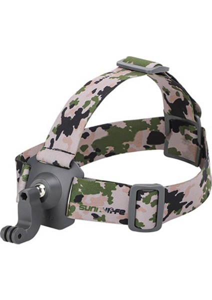 Sunnylife Kamera Kafası Djı Osmo Actıon 5/GOPRO/INSTA360 Pov Action Camera Aksesuarları Kamuflaj (Yurt Dışından)