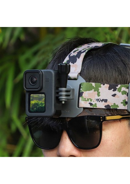 Sunnylife Kamera Kafası Djı Osmo Actıon 5/GOPRO/INSTA360 Pov Action Camera Aksesuarları Kamuflaj (Yurt Dışından) modelleri