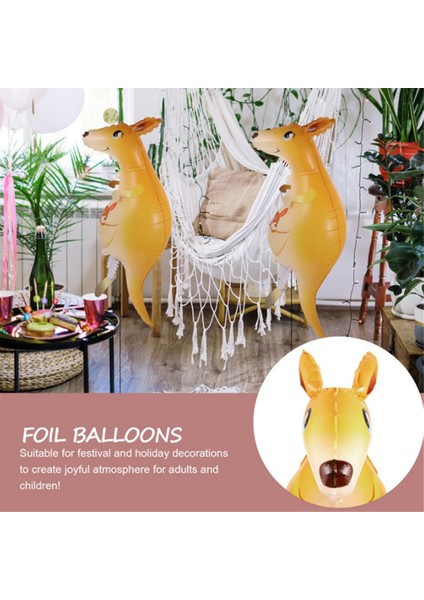 Folyo Balonlar Çocuklar Için Çocuklar Için Doğum Günü Yürüyüş Hayvan Sevimli Şekla Tema Partisi C (Yurt Dışından) fırsatları