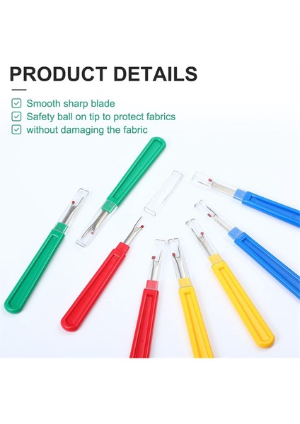 48 Adet Dikiş Dikiş Rippers Set Kullanışlı Renkli Iplik Kesici Dikiş Ripper Nakış Kıyafetleri Için Etiket Dikiş Sökücü (Yurt Dışından) modelleri